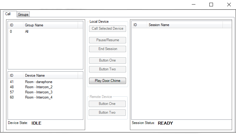 Device Control examples